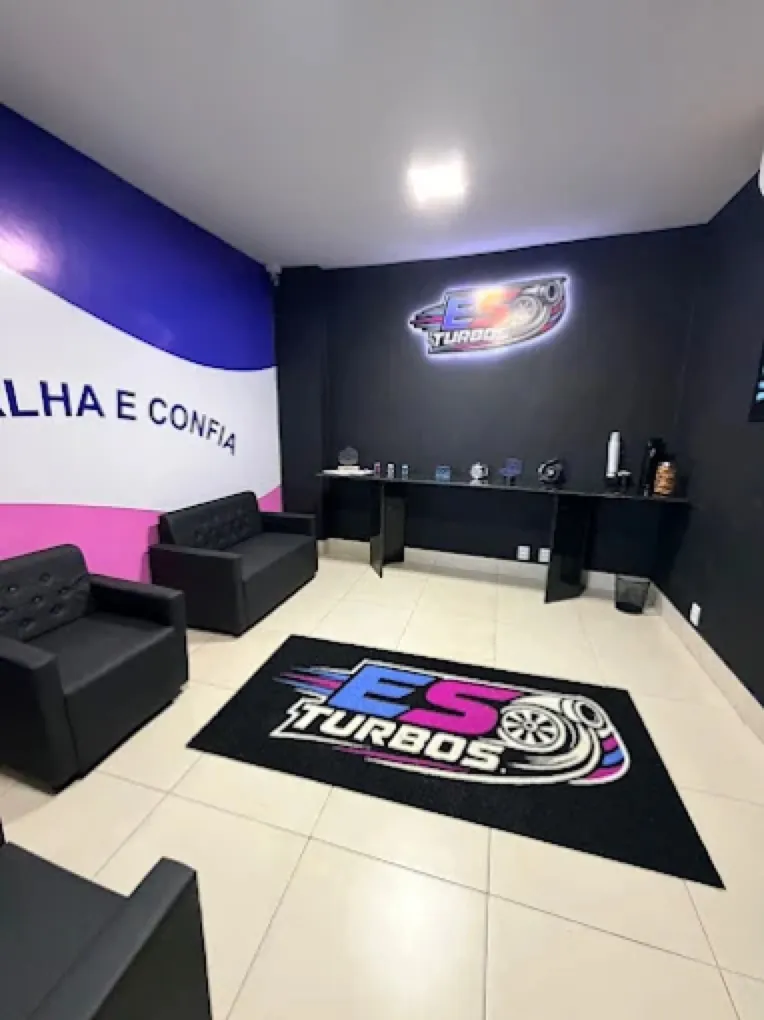 Sala de recepção da ES Turbos