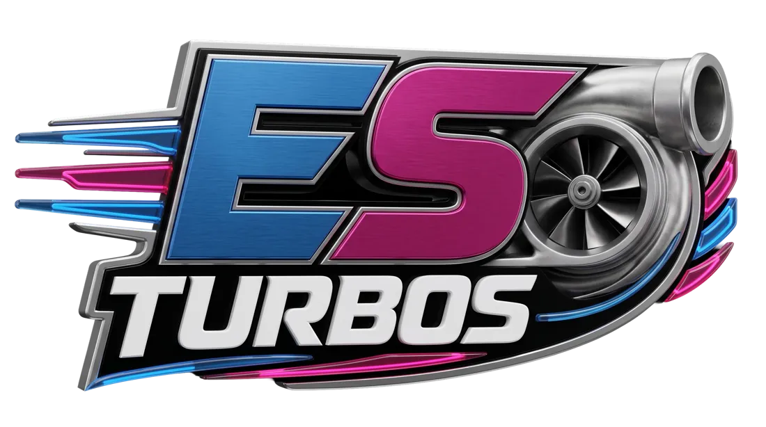 Logotipo da ES Turbos em três dimensões